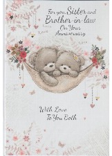 For You, Sister And Brother-in-Law On Your Anniversary